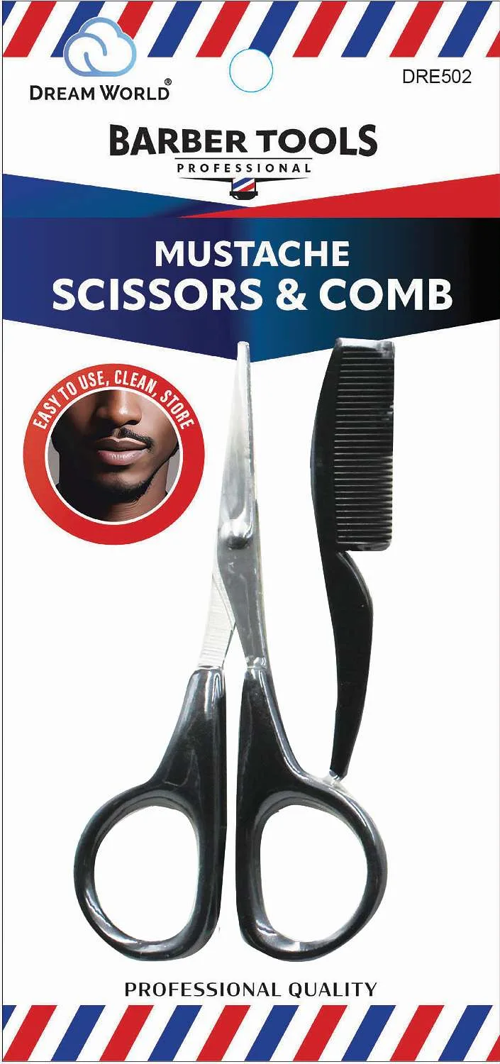 DREAM SCISSORS AND COMB MUSTACHE