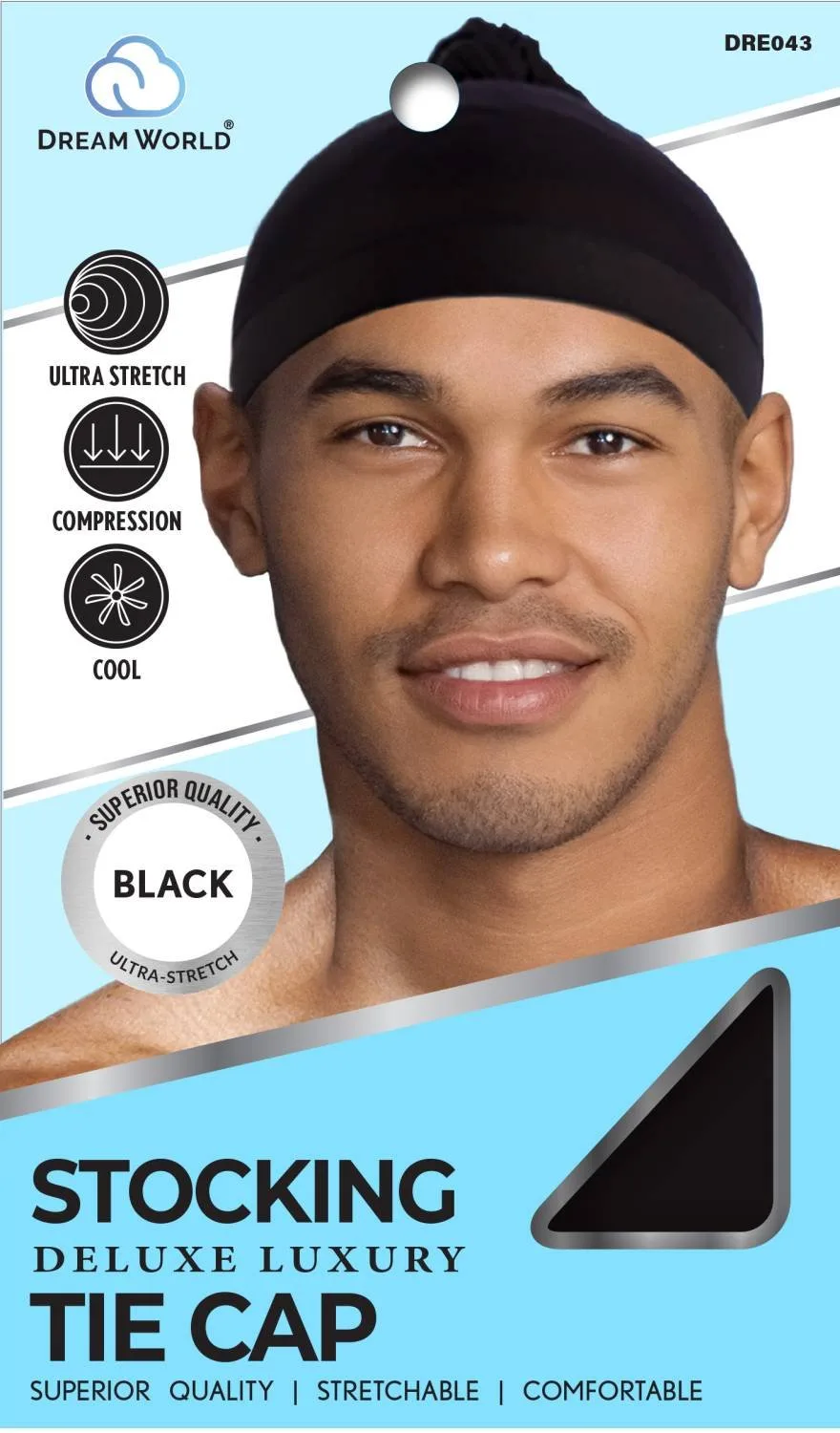 DREAM M-STOCKING TIE CAP BLACK