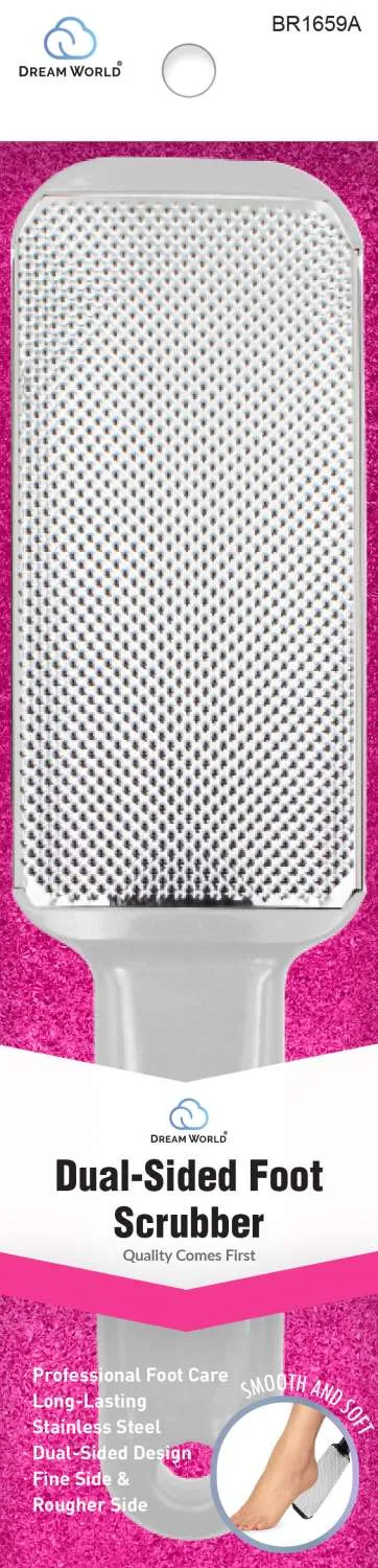 DREAM DUAL SIDED FOOT SCRUBBER ASST