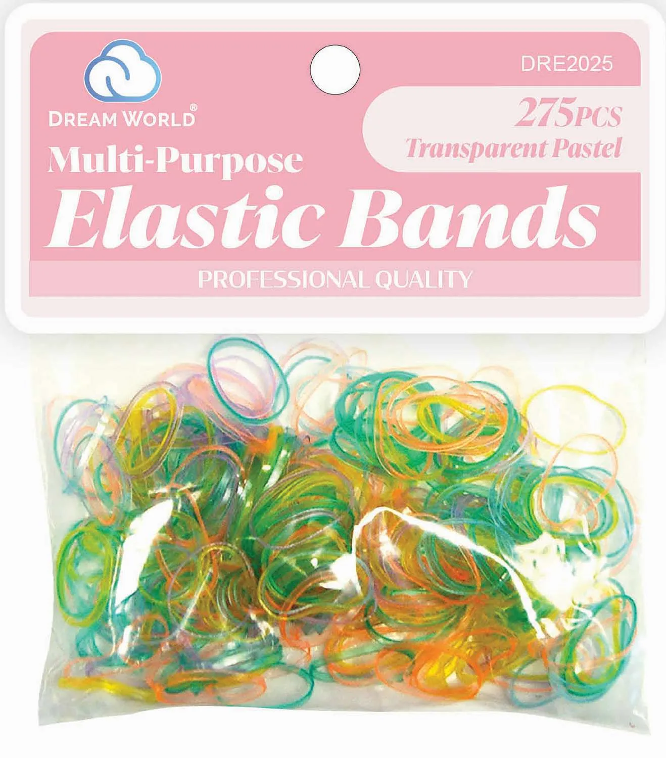 DREAM ELASTIC BAND 275CT TRANSPAS