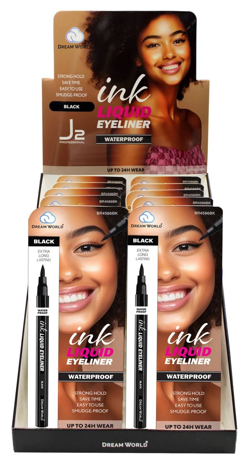 DREAM EYELINER INK LIQUID 12PC BLACK