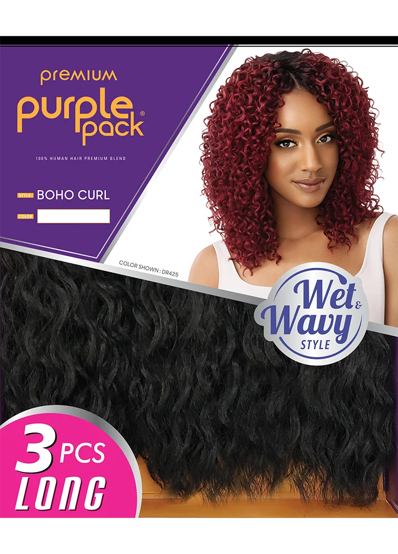 PURPLE PACK - 3PCS BOHO CURL thumbnail 4