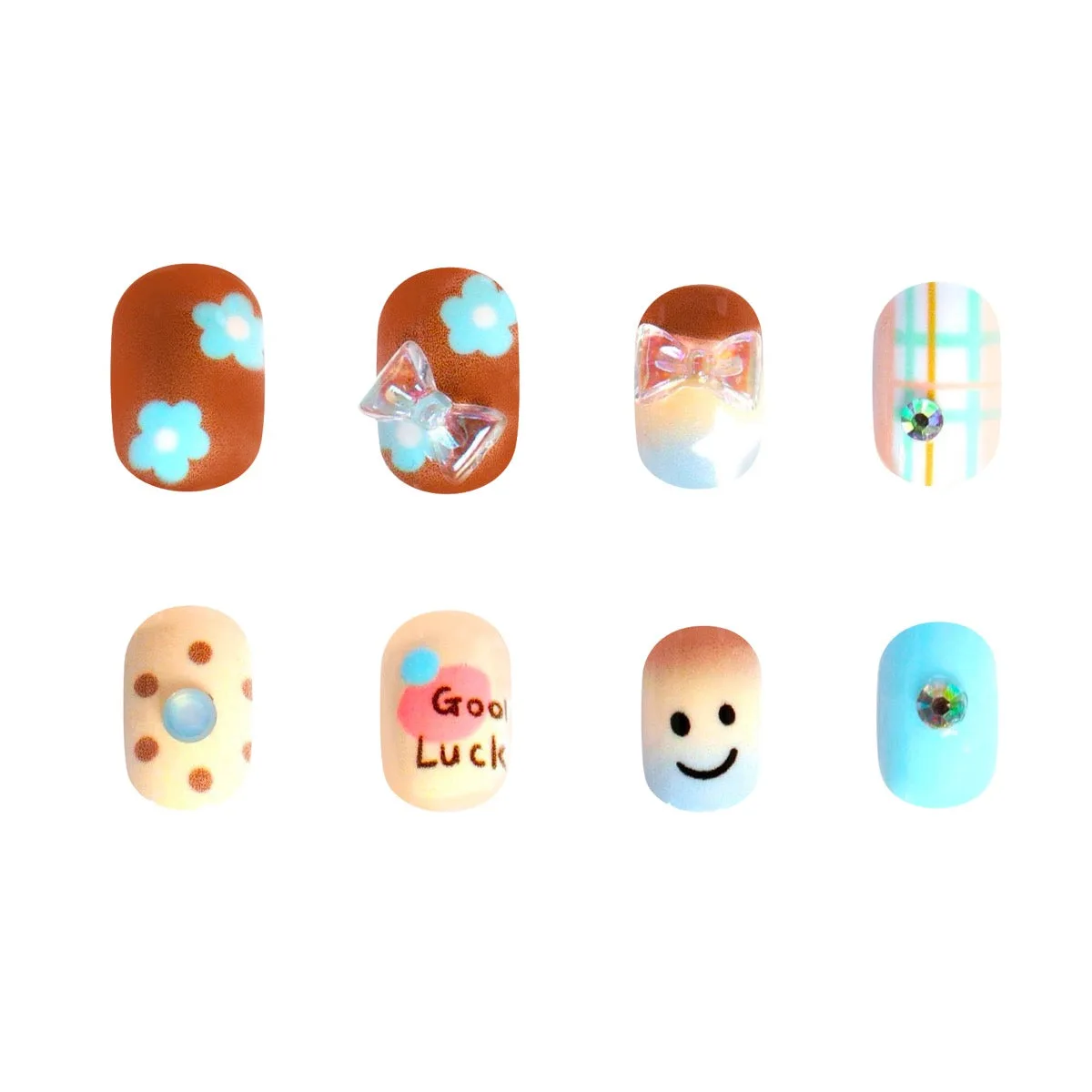 Mochi Latte Mini Pre-Glued Nails: Pixie Whisper 65417 thumbnail 2