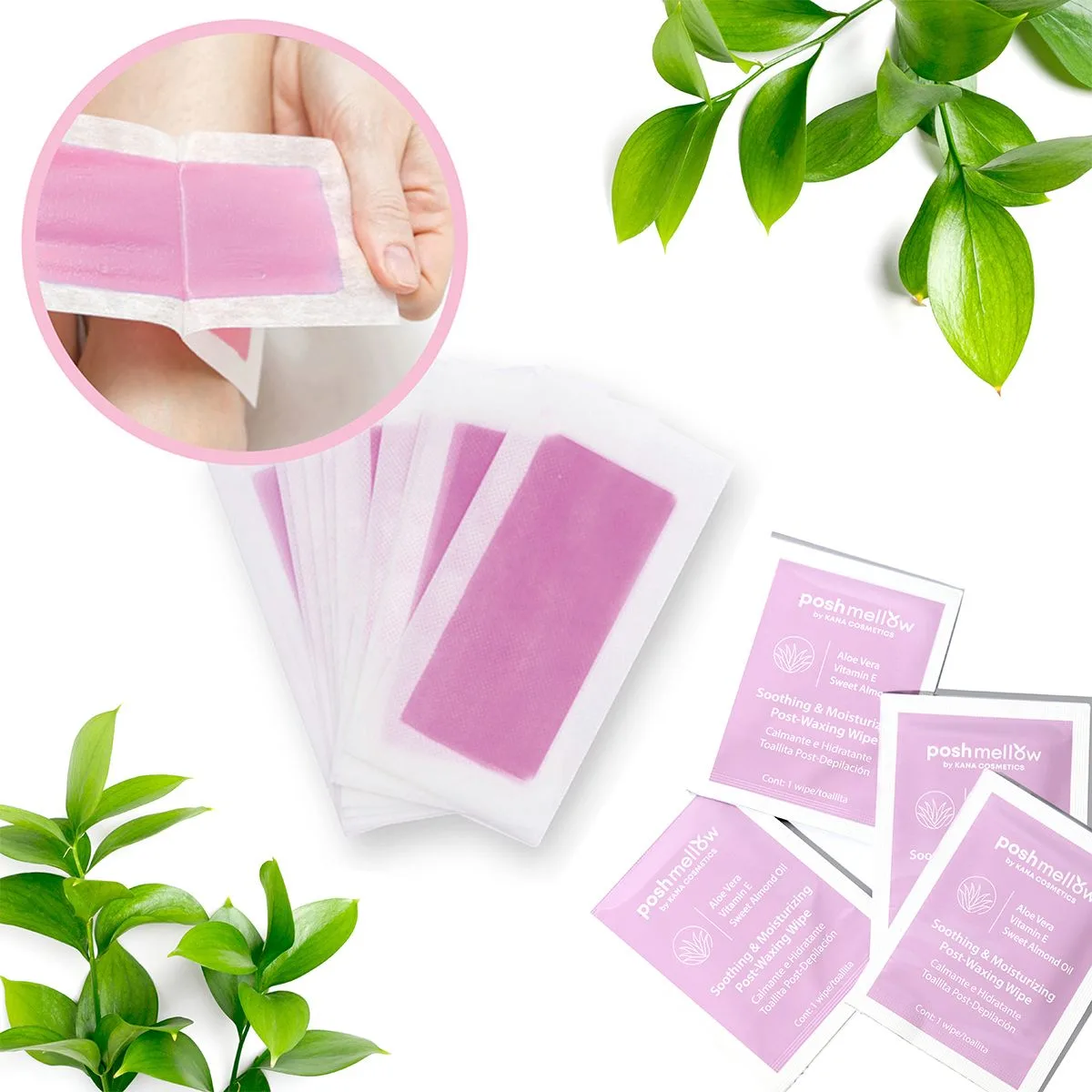 Hair Removal Wax Strip Kit - Legs & Body: Soothing Lavender 61152 thumbnail 4