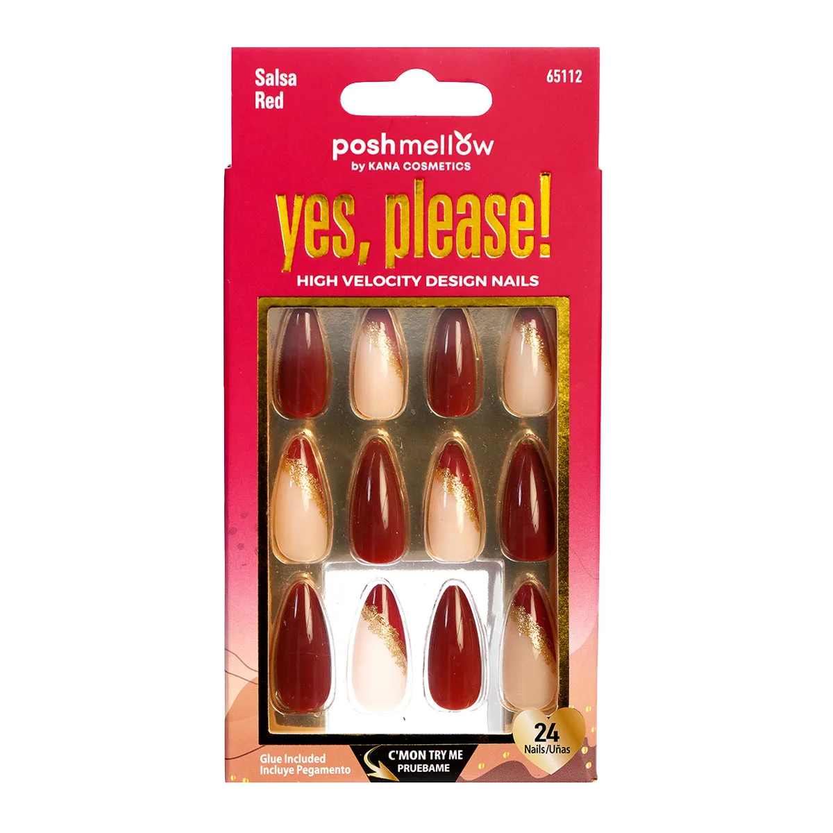 Design Nail: Yes, Please - Salsa Red 65112 thumbnail 1