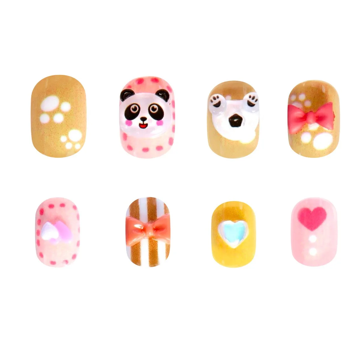 Mochi Latte Mini Pre-Glued Nails: Snuggle Buddy 65418 thumbnail 2