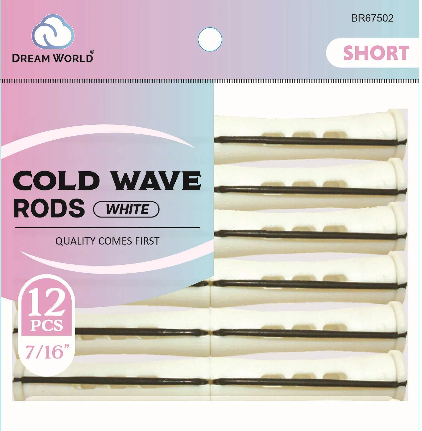 DREAM ROD C/WAVE SHORT-WH 12CT (7/16INCH)