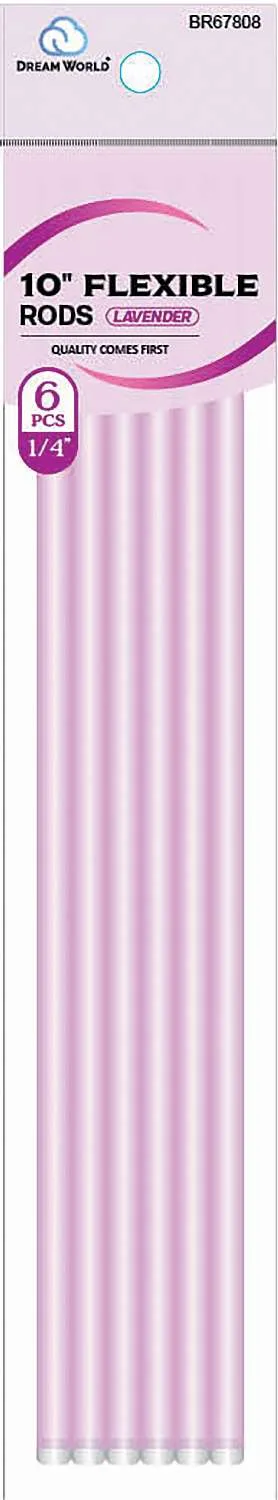 DREAM ROD FLEX 10 LAVENDOR 6CT (1/4INCH)