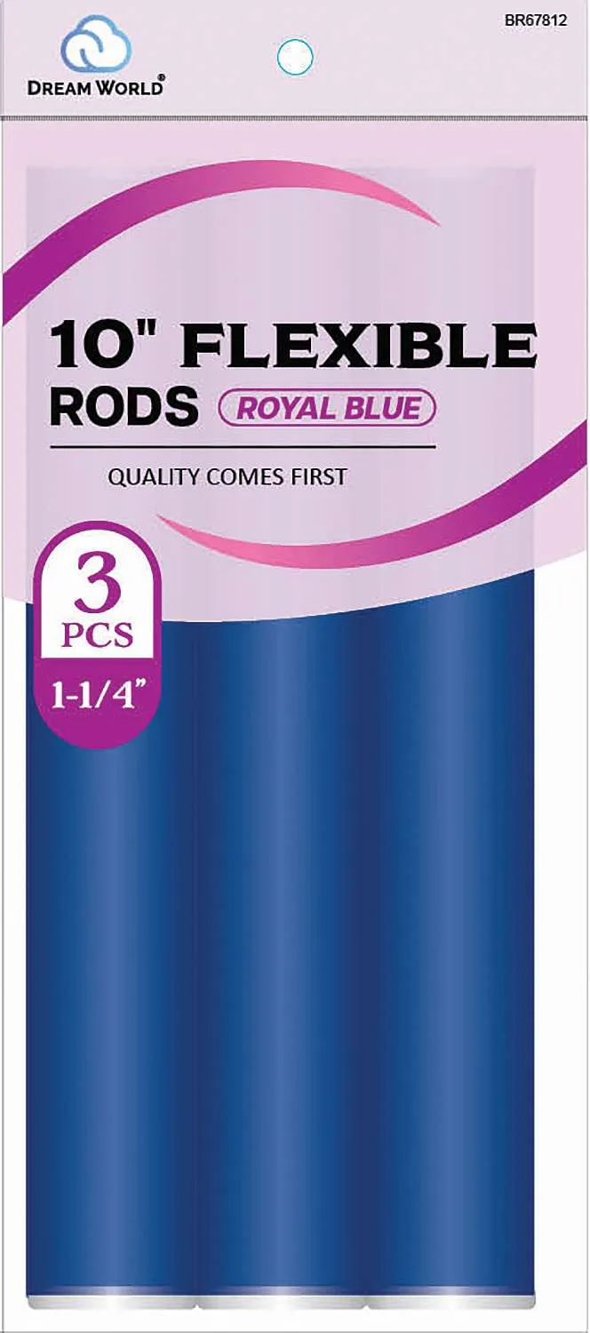 DREAM ROD FLEX 10 ROYAL BLUE 3CT (1 1/4INCH)