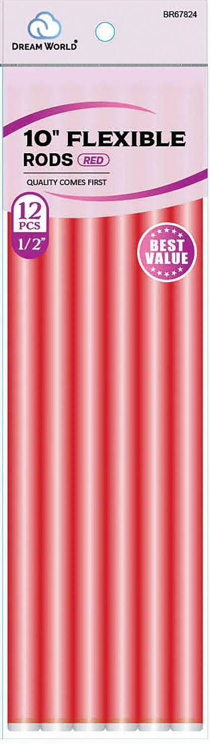 DREAM ROD FLEX 10 V/P RED 12CT (1/2INCH)