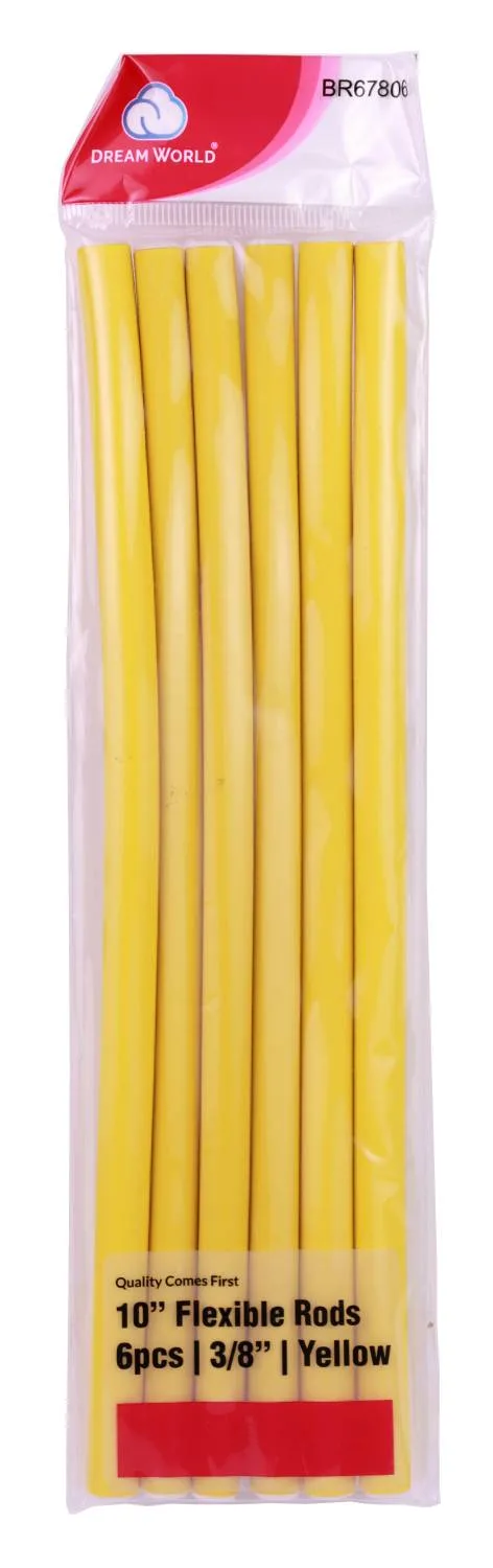 DREAM ROD FLEX 10 YELLOW 6CT (3/8INCH)