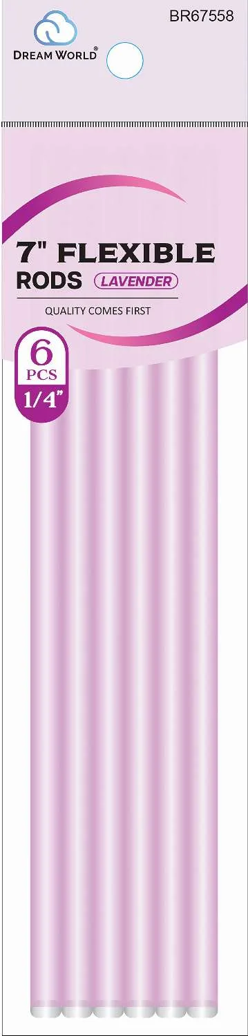 DREAM ROD FLEX 7 LAVENDER 6CT (1/4INCH)