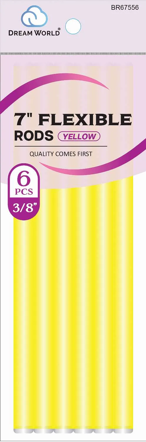 DREAM ROD FLEX 7 YELLOW 6CT (3/8INCH)