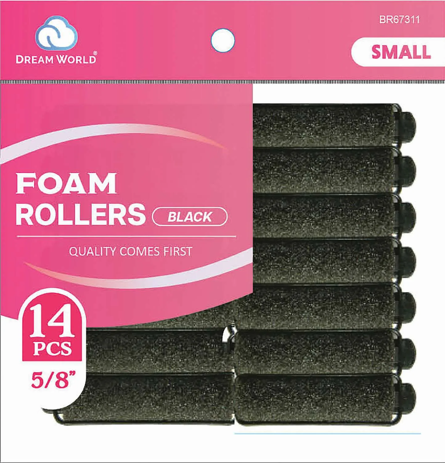 DREAM ROLLER FOAM-BK 14CT SMALL (5/8INCH)