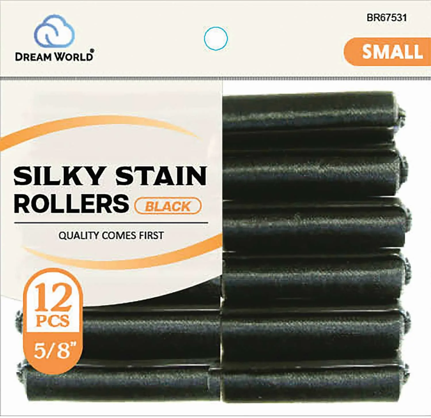 DREAM ROLLER SILKY-BK 12CT SMALL (5/8INCH)