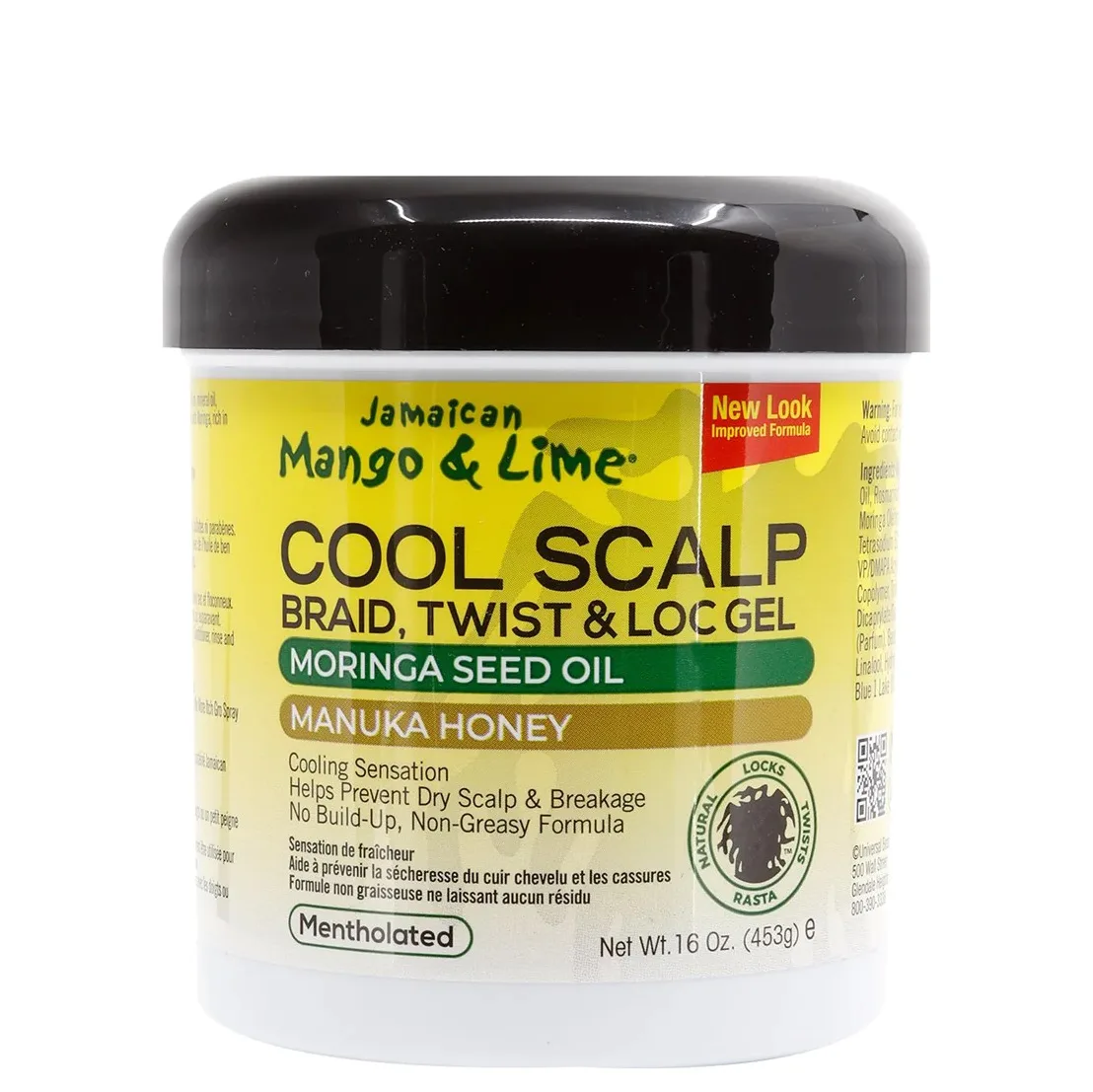 Jamaican Mango & Lime Cool Scalp Braid, Twist & Lock Gel (16 oz)