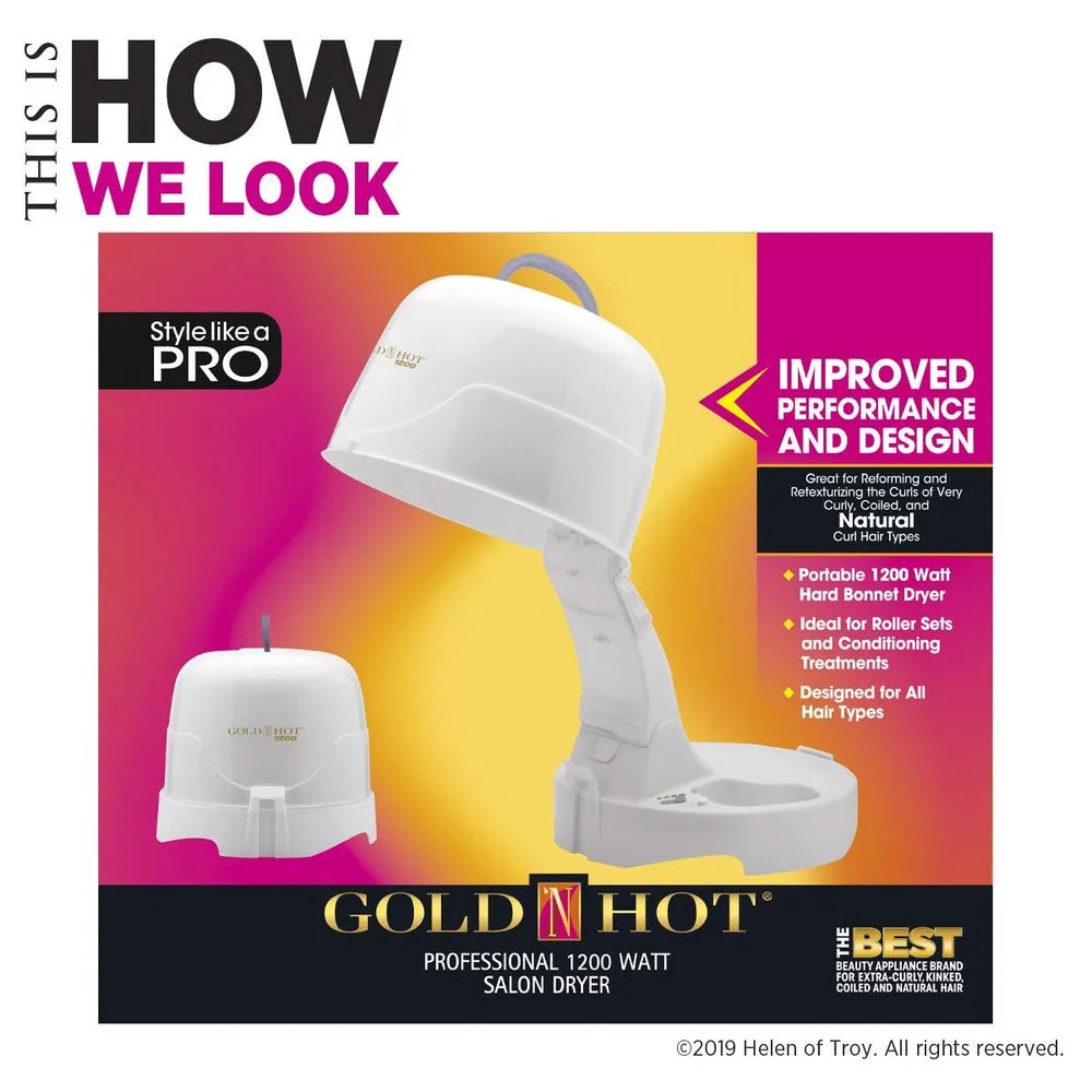 Gold N Hot Professional 1200 Watt Salon Dryer thumbnail 5