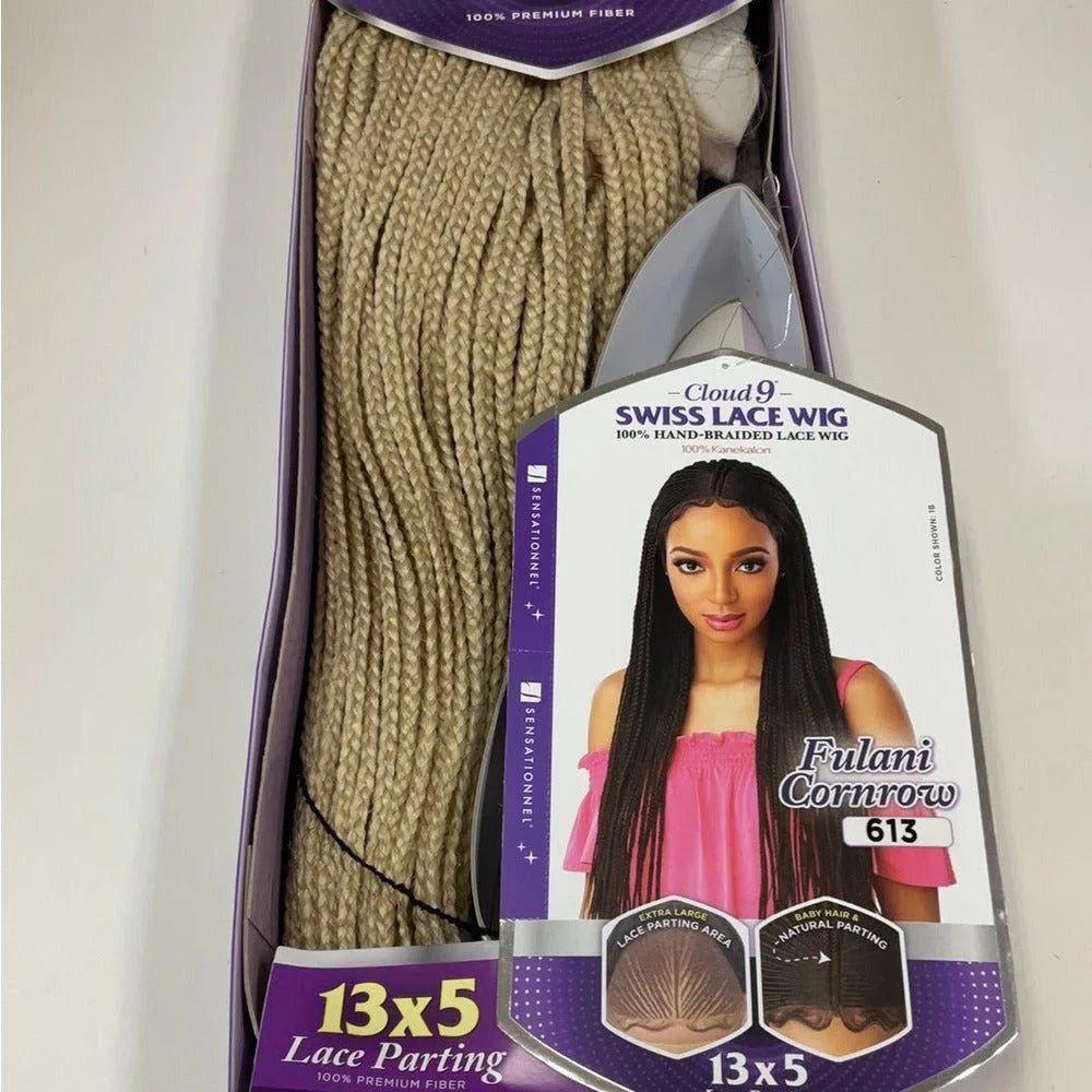 Sensationnel Cloud 9 13x5 Synthetic Lace Front Wig - Fulani Cornrow thumbnail 5