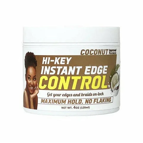 HI-KEY INSTANT EDGE CONTROL COCONUT 4oz