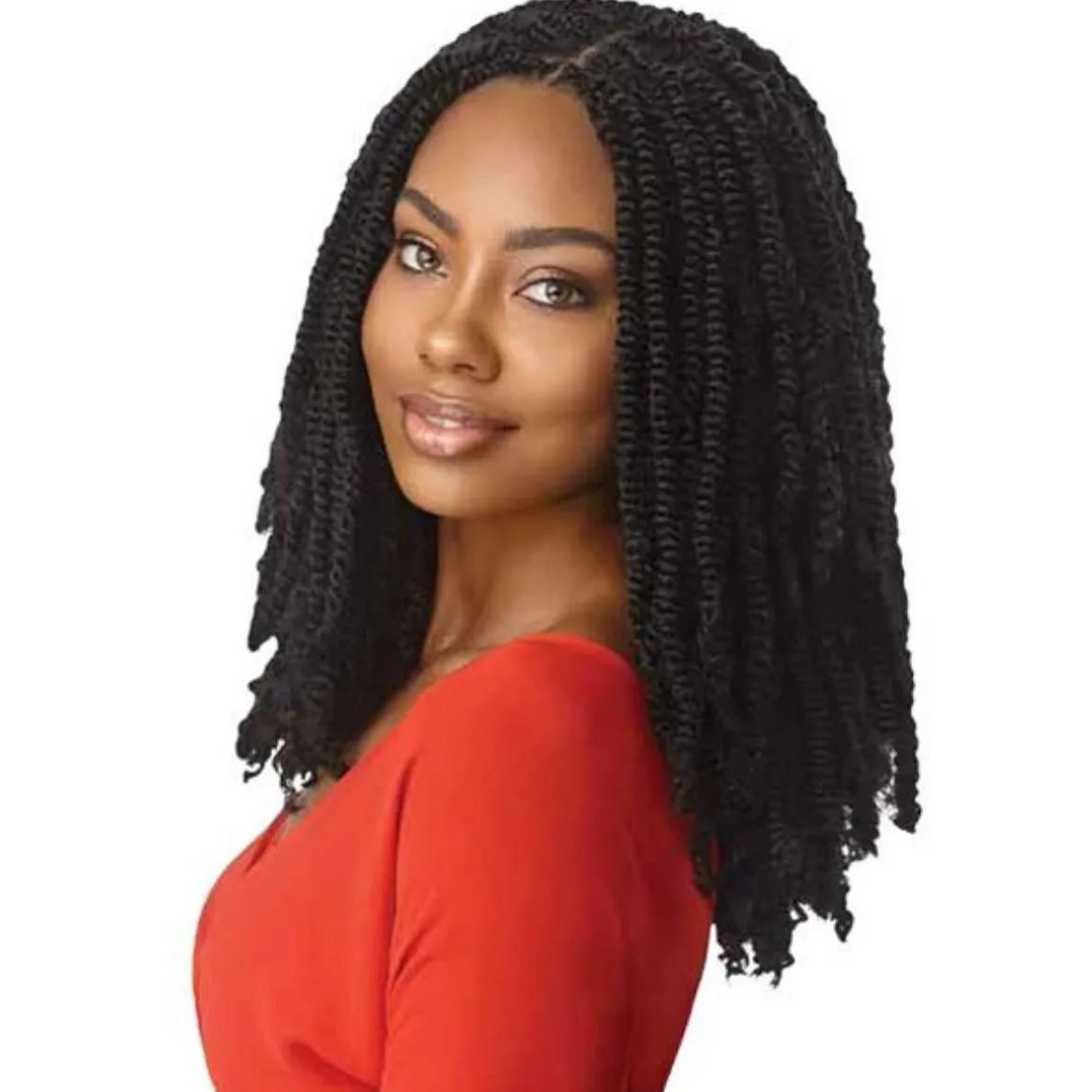Outre: X-Pression Twisted Up 3X Springy Afro Twist 16" Crochet Braids thumbnail 2