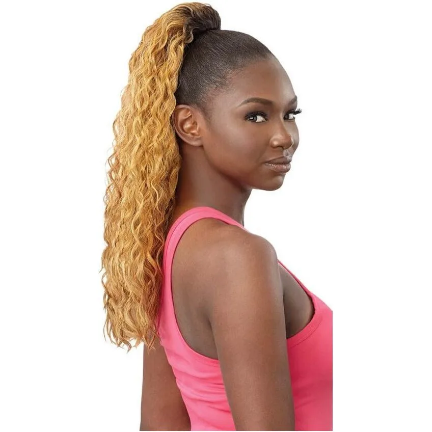 Outre Pretty Quick Synthetic Drawstring Ponytail - Natural Wave 22" thumbnail 2