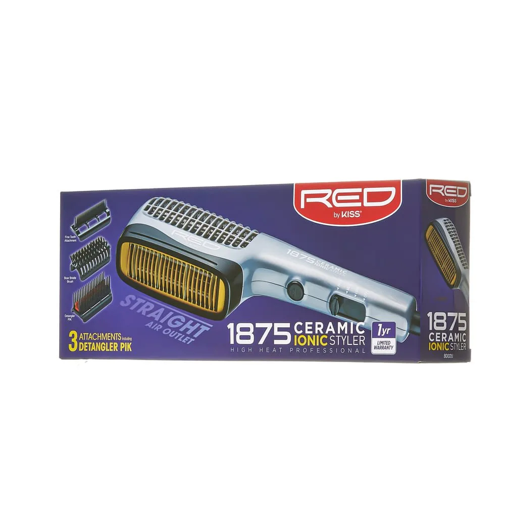 Red by Kiss 1875 Ceramic Ionic Styler Blowdryer