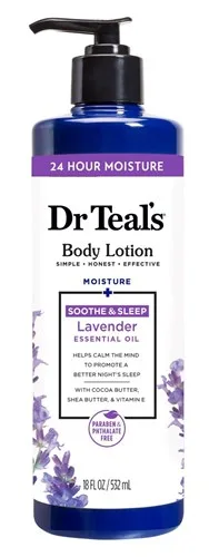 Dr Teals Body Lotion Soothe & Sleep Lavender 18oz<br>(Item#11003)<br><br>