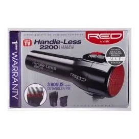Red by Kiss 2200 Ceramic Tourmaline Handle-Less Blowdryer