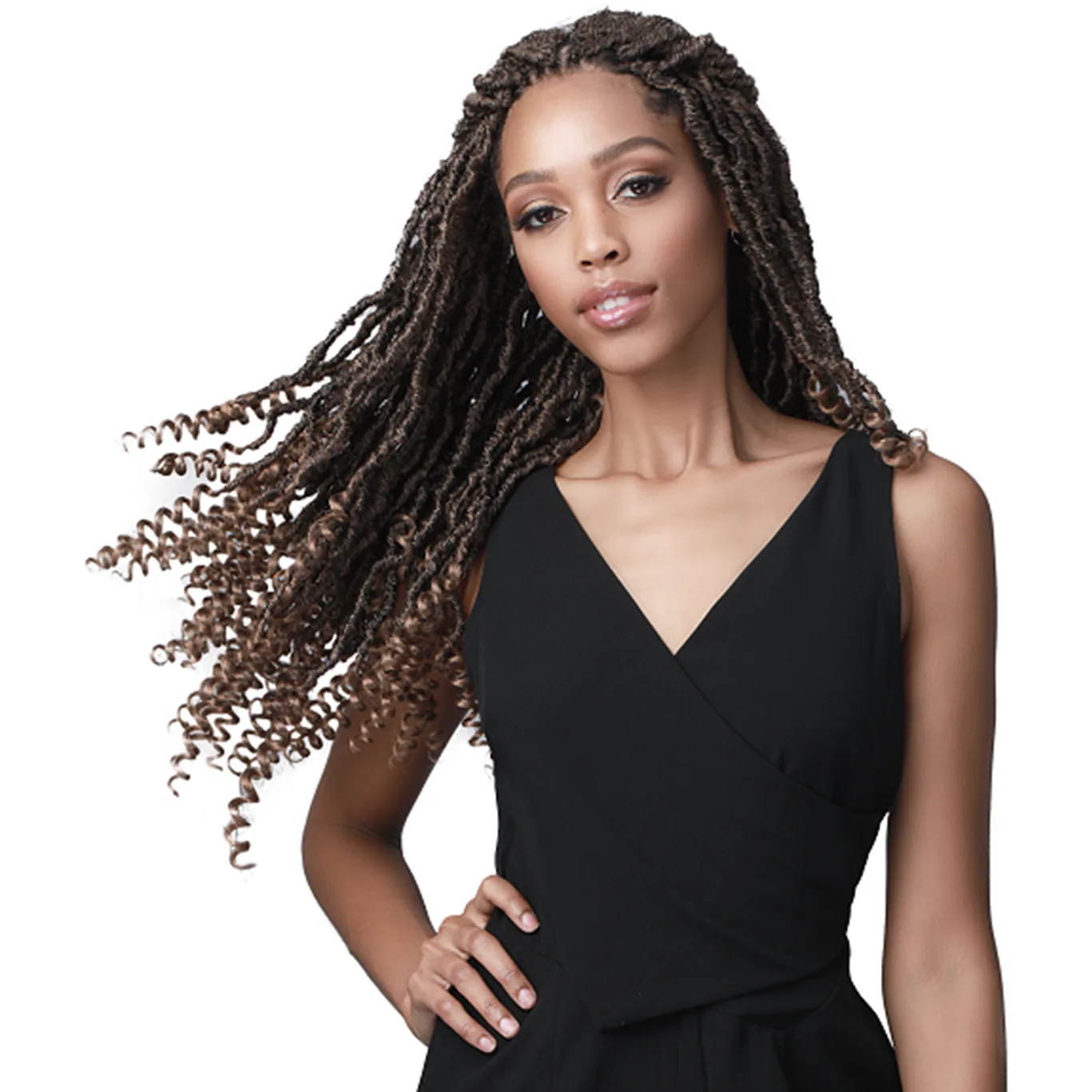 Bobbi Boss: 2x Nu Locs Curly Tips 18" thumbnail 2