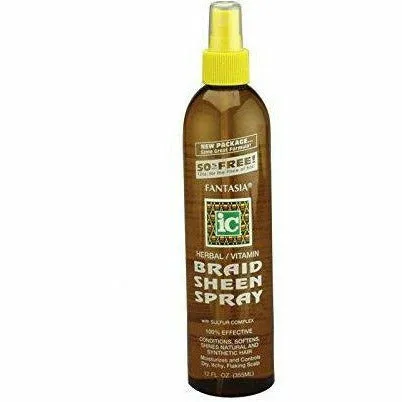 FANTASIA: IC Herbal/ Vitamin Braid Sheen Spray 12oz