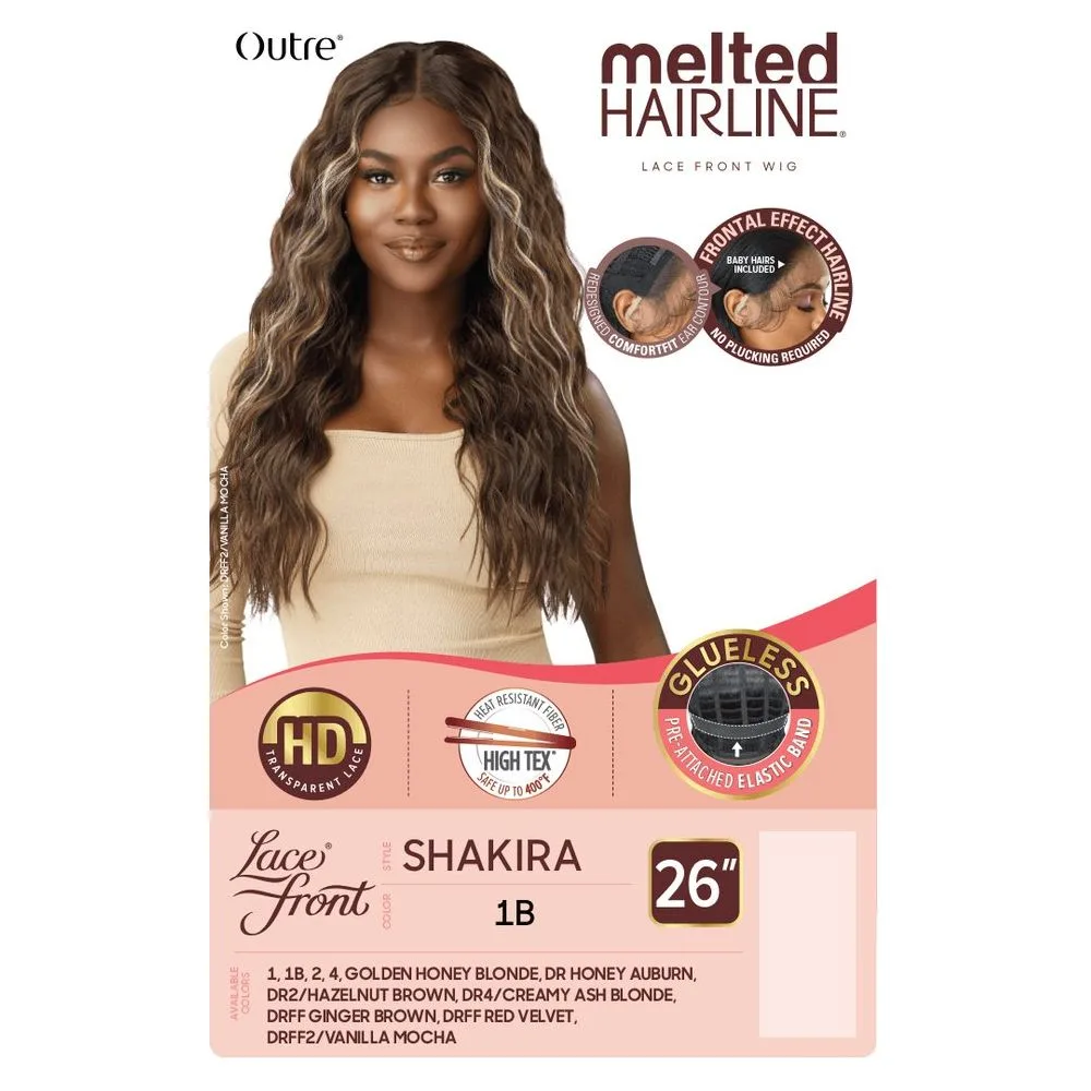 Outre Melted Hairline Synthetic HD Lace Front Wig - Shakira thumbnail 6