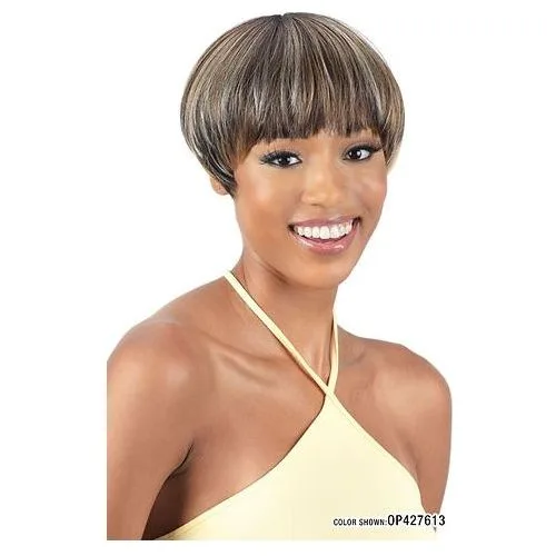 Mayde Beauty Mocha 100% Human Hair Blend Full Wig - Bonbon thumbnail 5