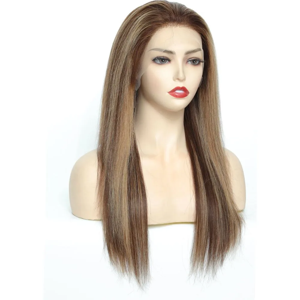 B & B Gold 100% Brazilian Human Hair 13x4 Lace Front Wig - T4/27/30 thumbnail 8