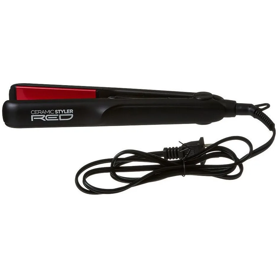 Red by Kiss 1" Ceramic Flat Iron thumbnail 4