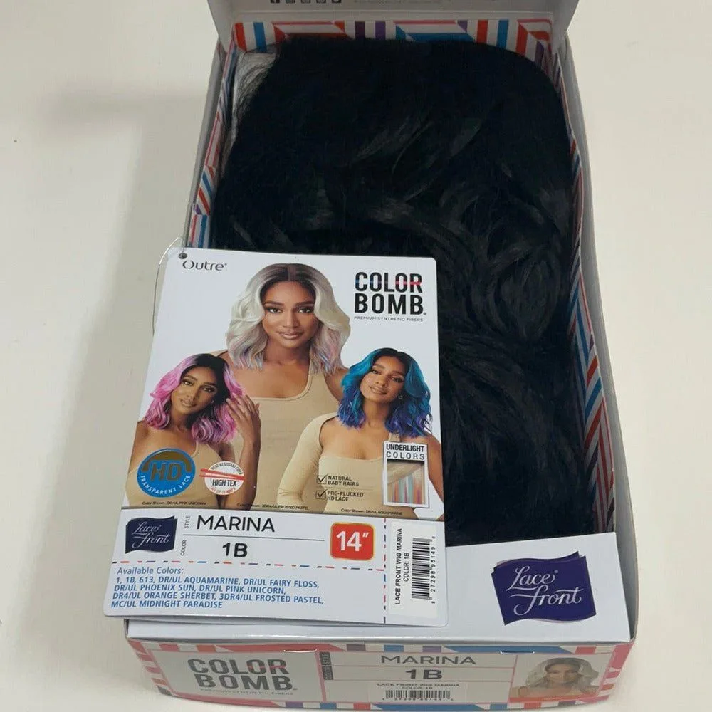 Outre Color Bomb Synthetic HD Lace Front Wig - Marina thumbnail 11