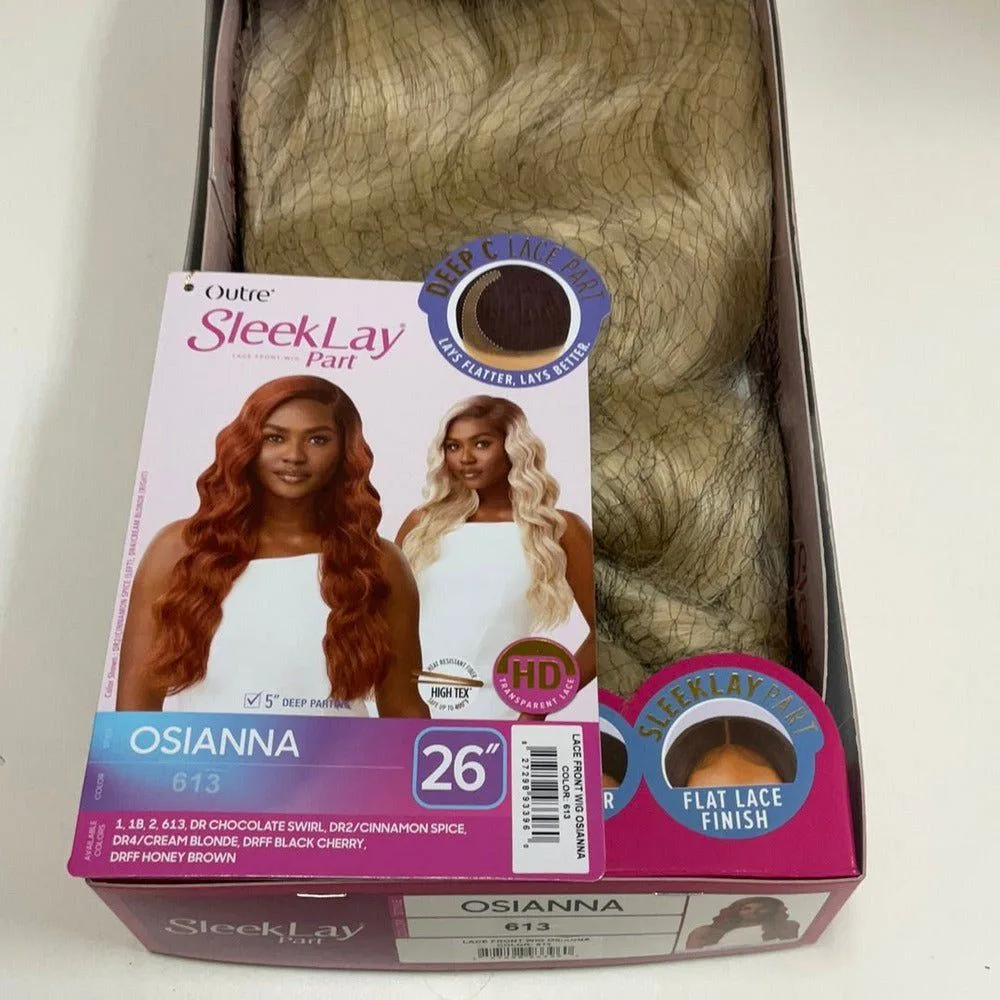 Outre Sleeklay Part Deep-C Synthetic Lacefront Wig - Osianna thumbnail 8