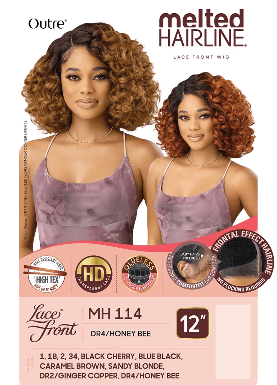 Outre Melted Hairline Synthetic HD Lace Front Wig – MH 114 thumbnail 7