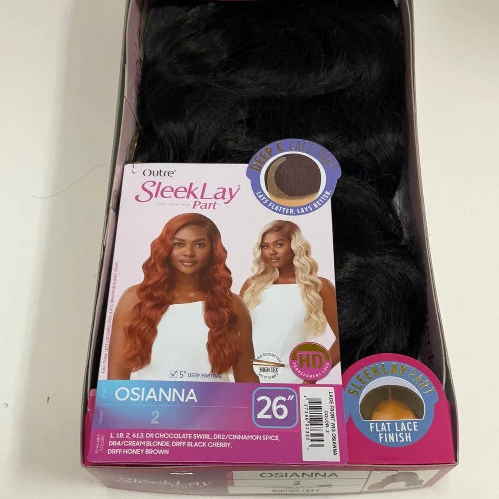 Outre Sleeklay Part Deep-C Synthetic Lacefront Wig - Osianna thumbnail 7