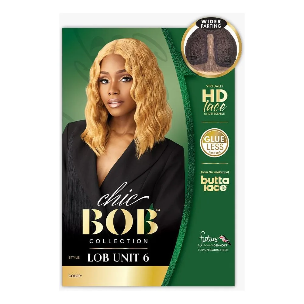 Sensationnel Chic Bob Synthetic Lace Wig - Lob Unit 6 thumbnail 6