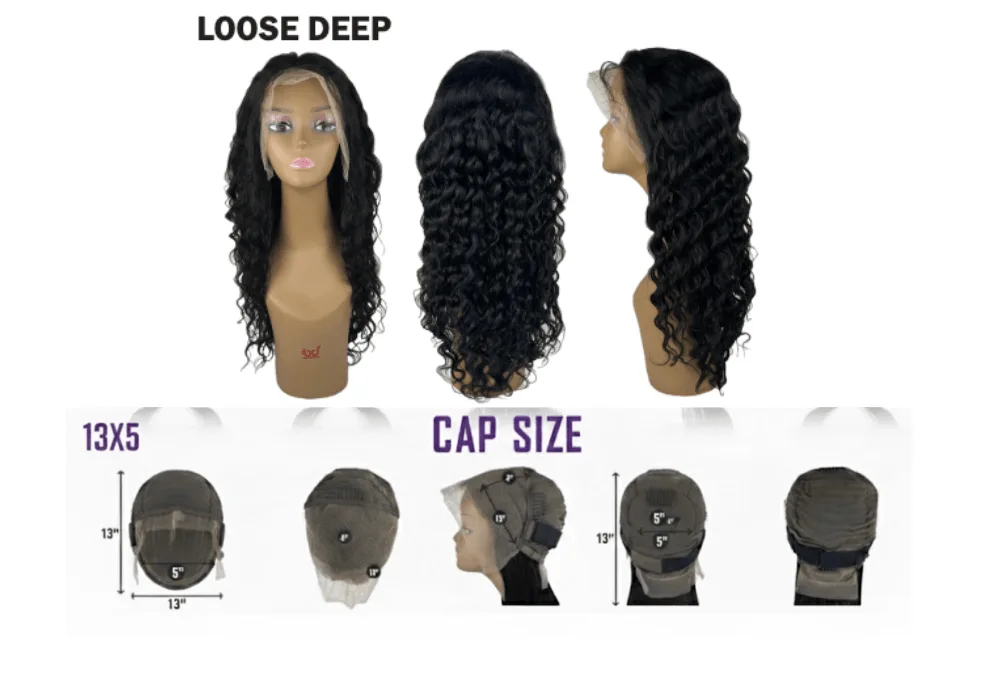 Beautiful Day Vossmi 13X5 HD Frontal Lace Wig - Loose Deep alternate