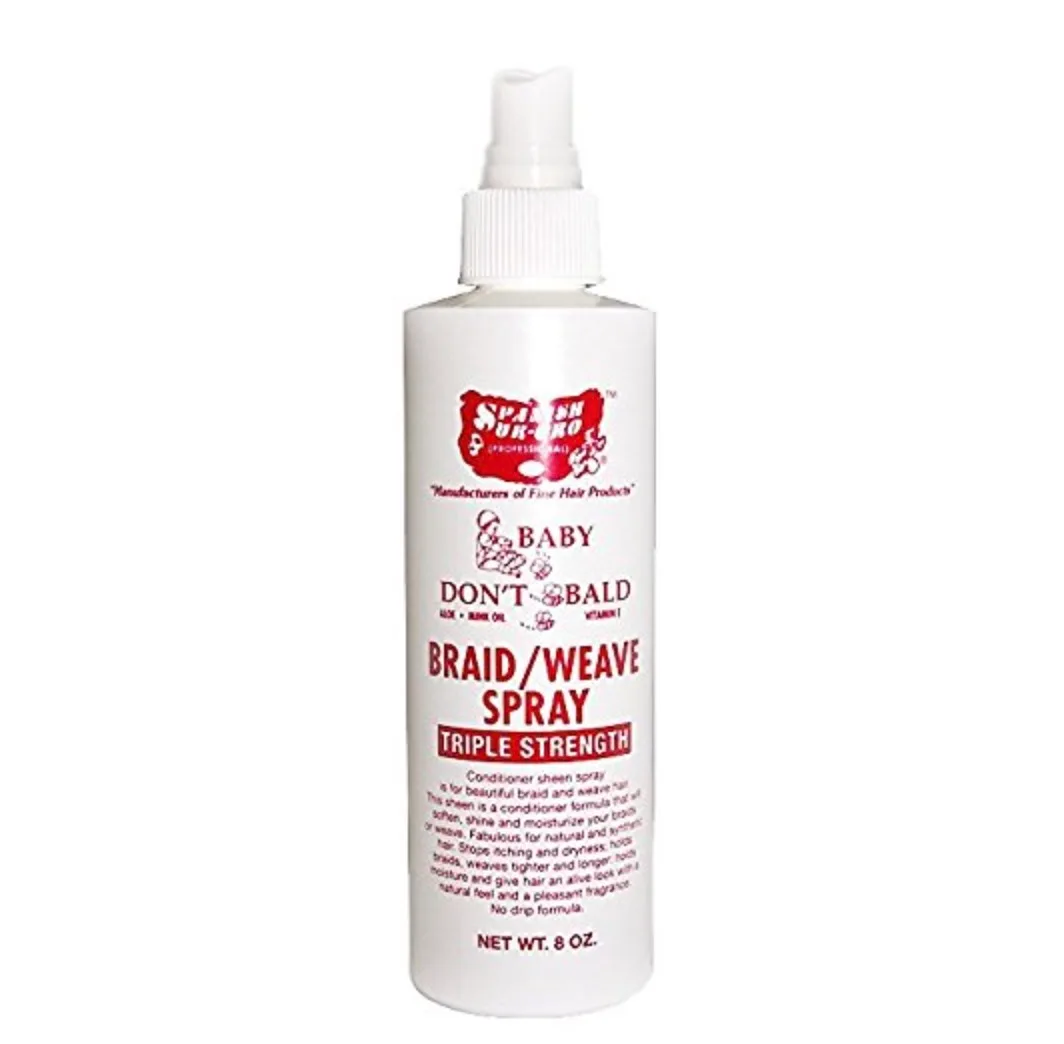 Spanish Sur-Gro Baby Don't Be Bald Braid Weave Spray
