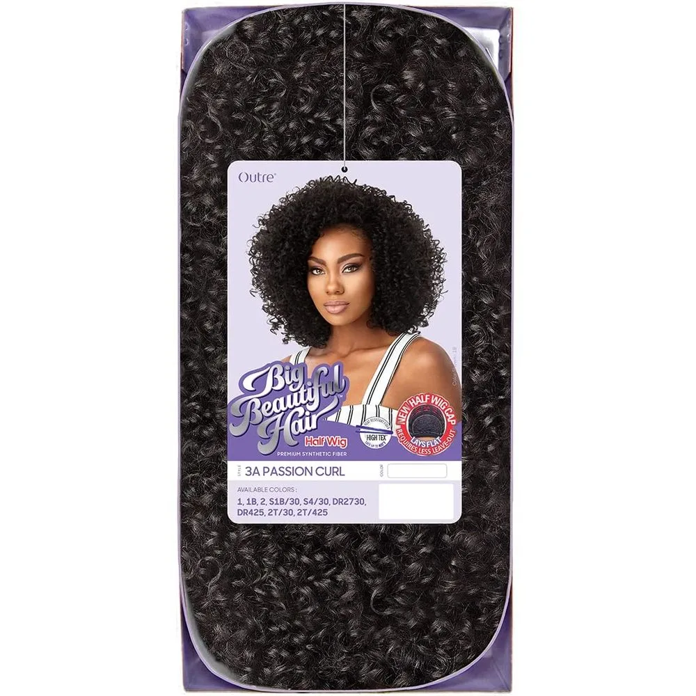 Outre Big Beautiful Hair Synthetic Half Wig - 3A Passion Curl thumbnail 5