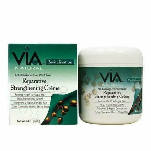Via Natural: Reparative Strengthening Creme 6oz
