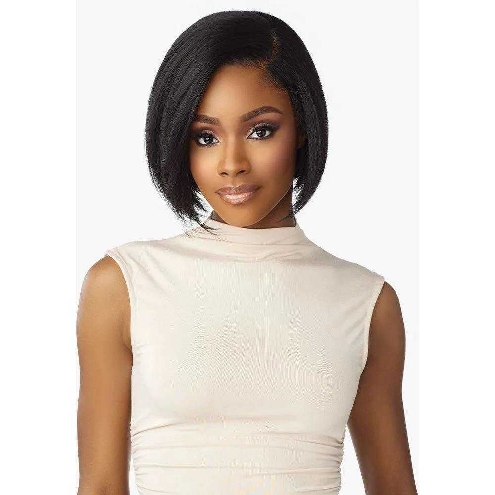 Sensationnel Kinky Edges 13x6 Synthetic HD Lace Front Wig - Kinky Bob 9" thumbnail 4