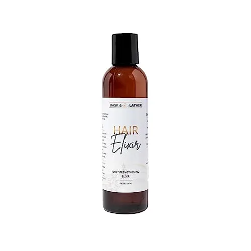 Bask & Lather Elixir Hair Oil - Jamaican Black Castor Oil - Detangle Your Strands & Frizz