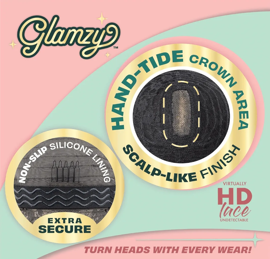 Sensationnel Glamzy Lace Crown Wig- Rosy thumbnail 11