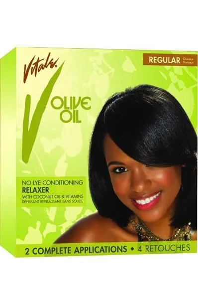 VITALE Olive Oil No Lye Relaxer Kit 2App [Reg]