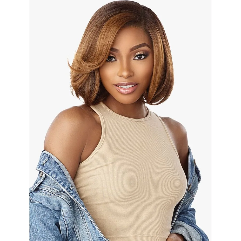 Sensationnel Curls Kinks & Co. Kinky Edges Y‑Part Wig – Kinky Chic Bob 12″ thumbnail 4