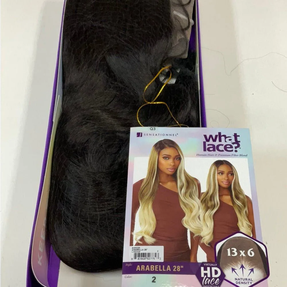 Sensationnel Cloud 9 What Lace HD Human Hair Blend Lace Front Wig - Arabella 28" thumbnail 12