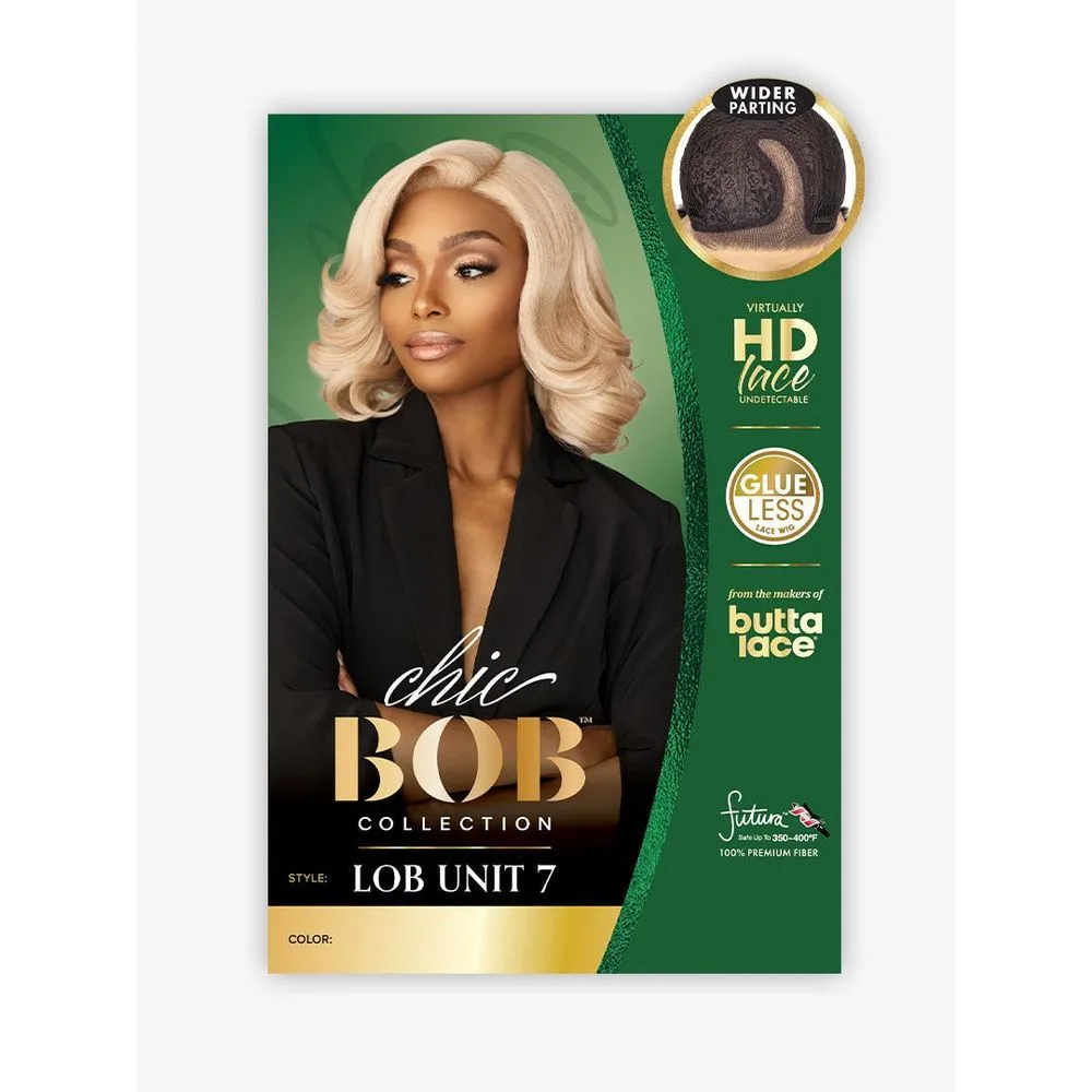Sensationnel Synthetic Hair Butta Chic Bob Glueless HD Lace Front Wig - LOB Unit 7 thumbnail 2